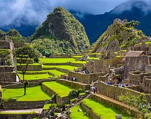 Vista de las terrazas agrícolas de Machu Picchu